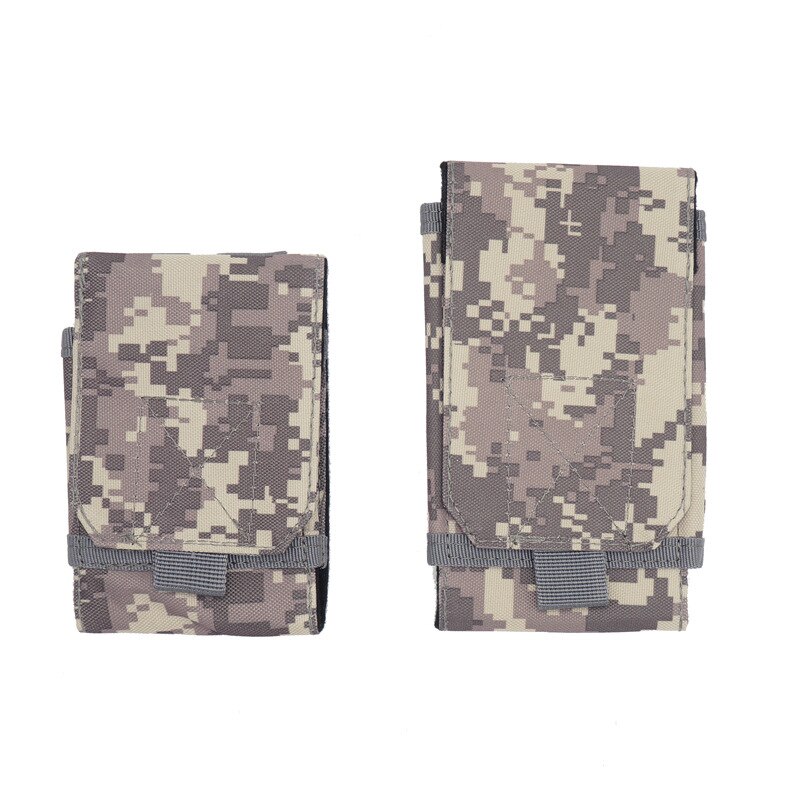 Universal Camouflage Canvas Mobile Phone Pouch for iPhone 4 4S 5 5s SE 6 6s 7 8 Plus X XS Waist Bag Belt Clip Cover Case Bags: 5.0inch / AUC