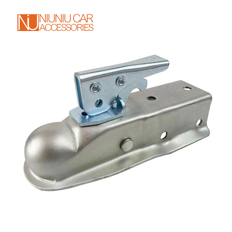 1-7/8" X 2 Inch Ball Trailer Coupling CAP 2000 LBS Hitch Back Coupler Straight Tongue RV Parts Camper Caravan Accessories