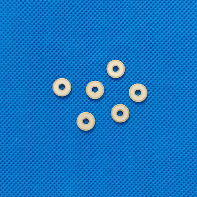 Piezoelektrisk ring 9*3*0.48mm- pzt 5 piezo keramisk ultralydsmodtagelsestransducer pzt modtagende sensor krystal burst transmission