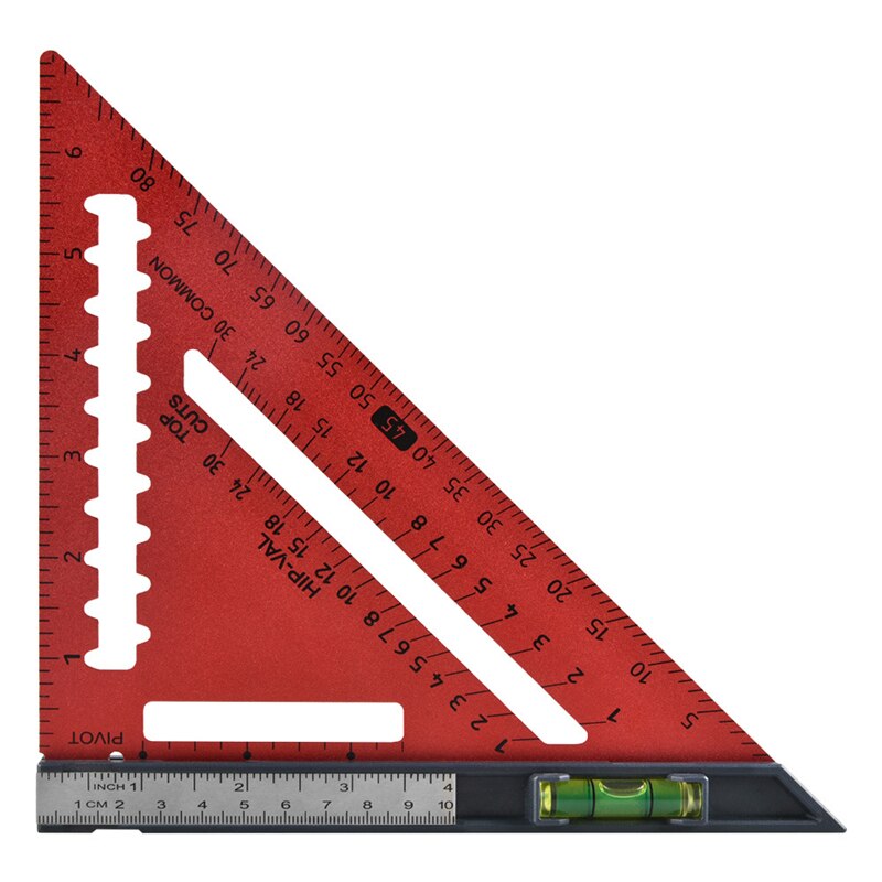 7inch Triangle Ruler 90 degree Square Ruler Square Tool Angle Protractor Woodworking Measurement Tool Carpenter for Wood Working
