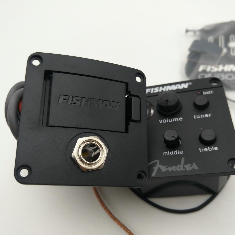 Fishman ISYS EQ Tuner Piezo Pickup Preamp Systeem voor Akoestische Gitaar Pickups