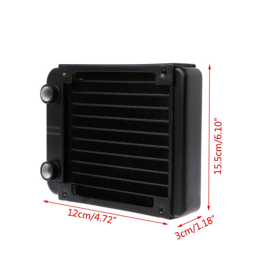 80/120/240/360mm Aluminum Computer Radiator Water Cooler Cooling For CPU GPU VGA RAM Heatsink Exchanger liquid Cooler: 120mm