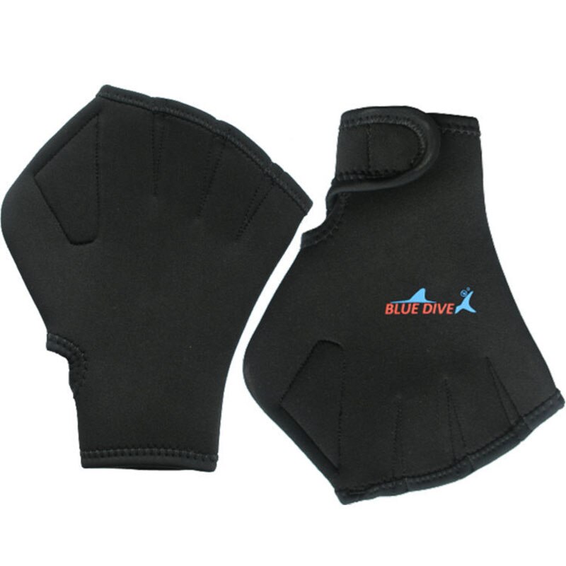 Duiken Handschoenen 2Mm Zwemmen Handschoenen Peddels Neopreen Volwassenen Hand Zwemvliezen Dive Apparatuur Zwemmen Training Vingerloze Peddels