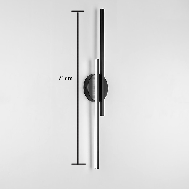 Simplicity led-væglamper egnet til stue, tv, baggrundsvæg, nordisk trappe, korridor, arbejdsværelse, dobbeltlinjelys: Xl / Rød