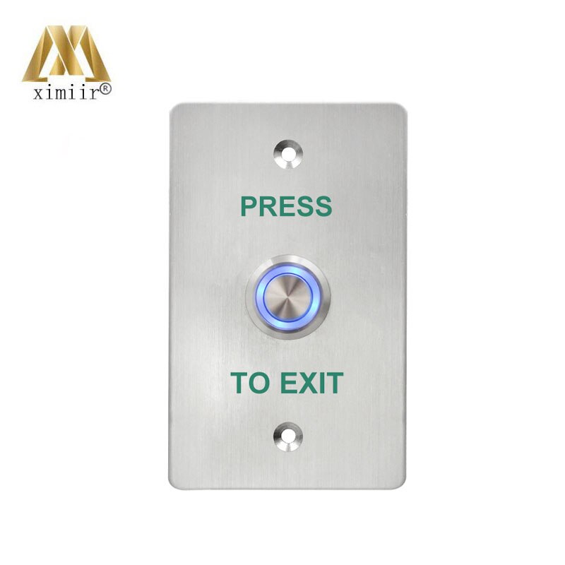 Access Control Exit Button Exit Switch Led Light IP68 Waterproof Button Access Control Push Button