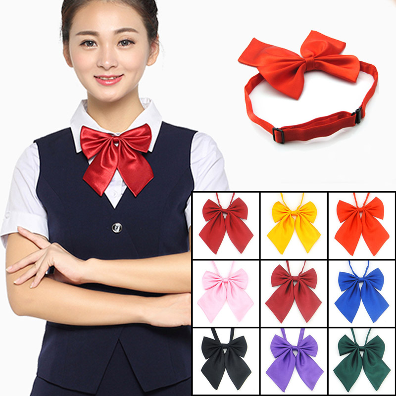 Donne Cravatta Rossa Farfalla delle Donne del Legame di Arco Nero Nodo della Ragazza Studente ben educati ragazza amata da altri Collo usura Cravatte a Nastro