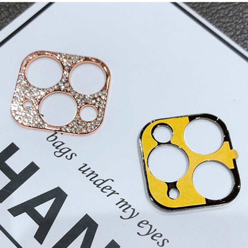 Bling Diamond Camera Lens Protective Ring Case For iPhone 11 11Pro Max Shining Rhinestone Camera Lens film Protector Cover