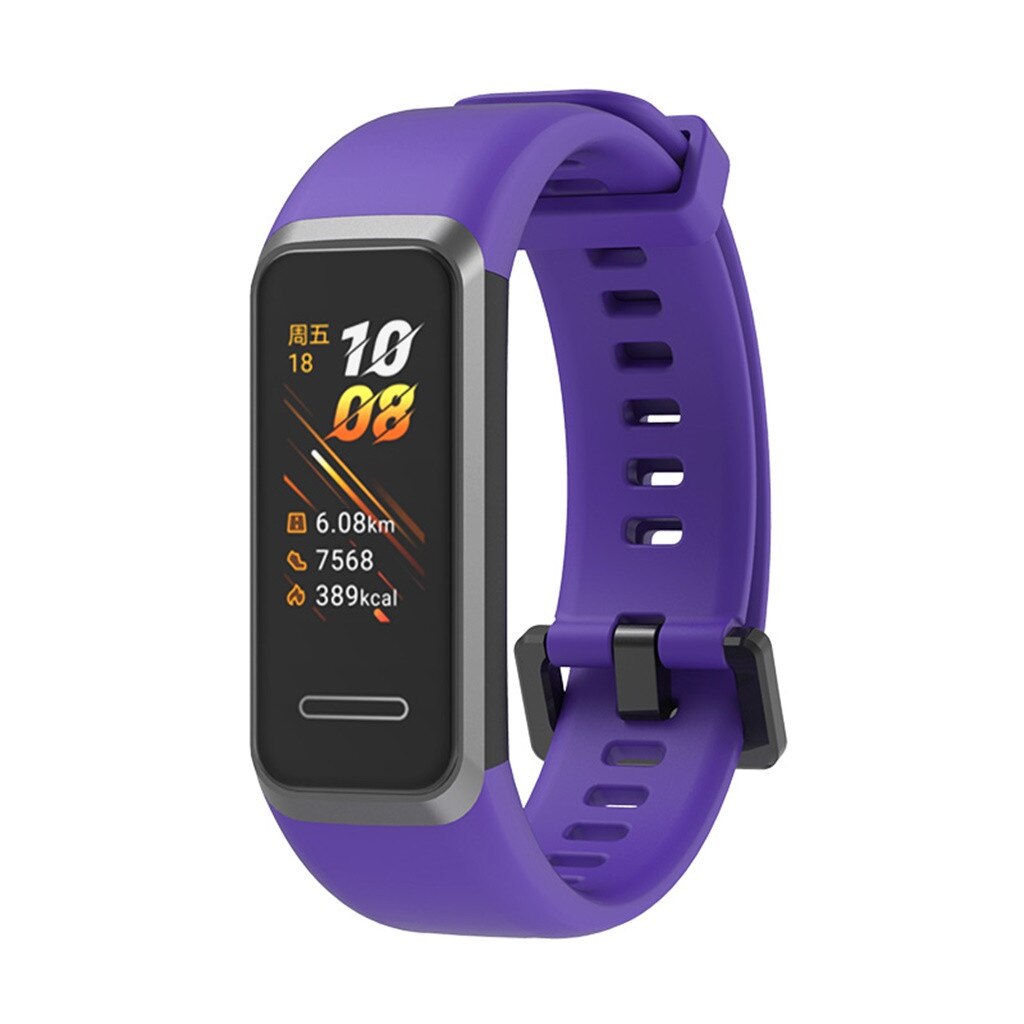 Cinturino da polso Per Huawei 4 Astuto Della Vigilanza di Sport Morbido Cinturino In Silicone di Ricambio Smart wristband Accessori di Ricambio Fascia Da Polso: B