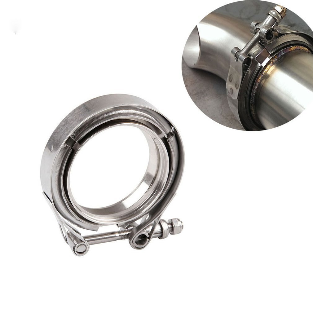 Ss304 v-band Clamp Acero inoxidable M/F 3 V banda Turbo escape Downpipe de portátil