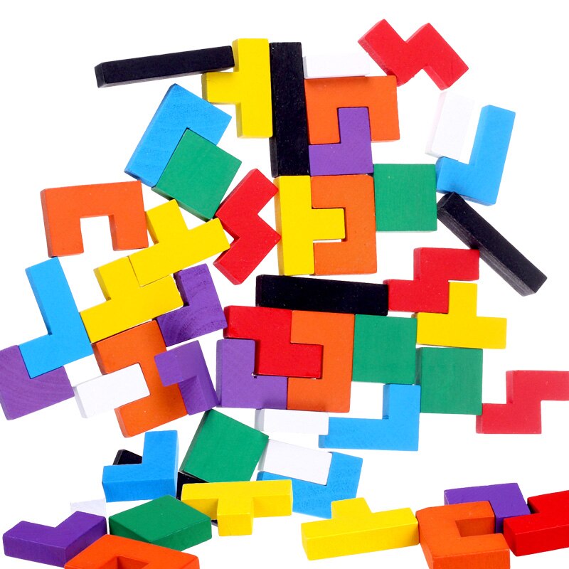 40 Pcs Hout Intellegence Onderwijs Bordspel Voor Kinderen Beste Cadeau Houten Grappig Spel