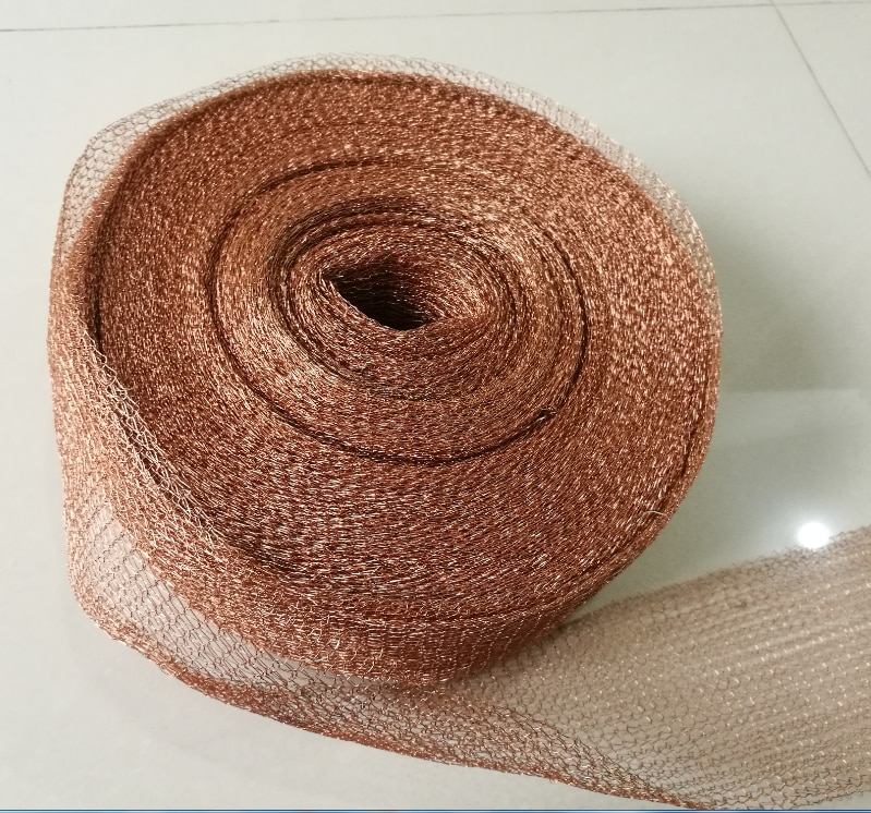Koper Mesh voor destillatie Koper verpakking lengte 0.5 150 m breedte 10 cm draad diameter 0.25mm T2 Koper