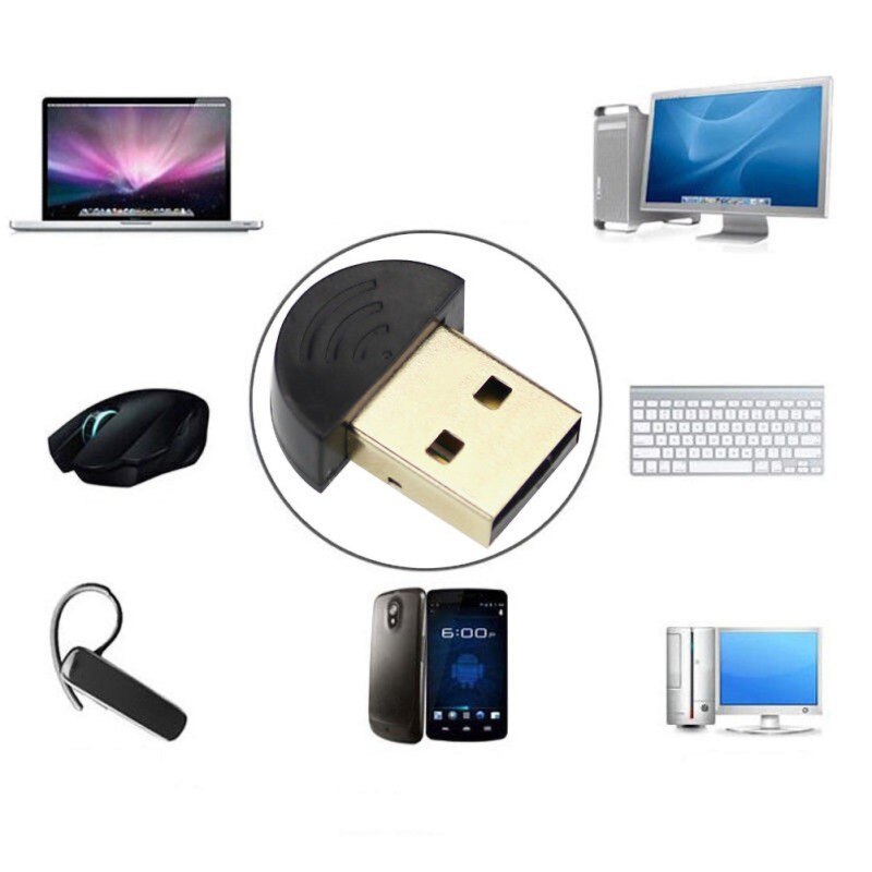 Tragbare Mini USB 2.0 Bluetooth Receiver Wireless Audio Adapter Für PC Tastatur Maus Headset Lautsprecher