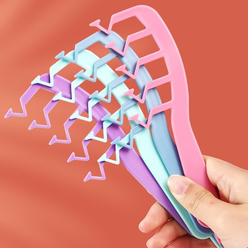 Hair Fluffy Comb Hair Style Comb Instant Hair Volumizer Curly Fluffy Hair Styling Comb Hair Slit Cover Z-Shape Combing Brush
