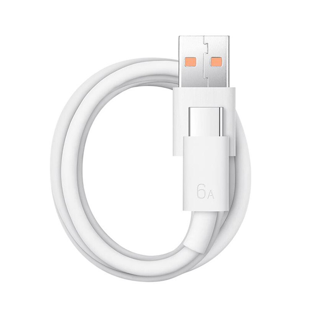 66W 6A USB Type-C Super Fast Charging Data Cable For Huawei Mate 40 Pro 30 20 P40 P30 Lite P20 Honor V40 V30 30S 30i 9X 8X QC3.0