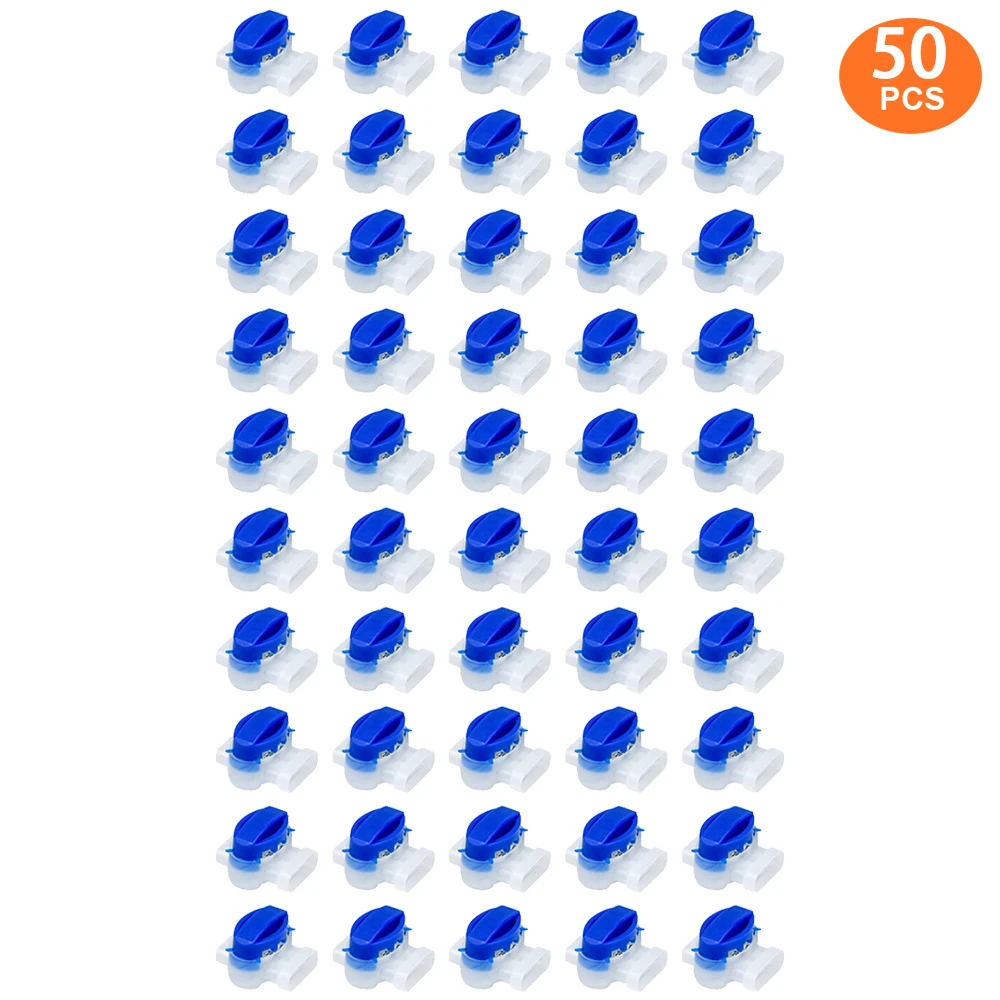 100-10pcs Cable Connector for Robotic Lawnmower Terminal 3 pin Electrical IDC 314 Wire Connectors Robotic Lawn Mower Connectors: Yellow