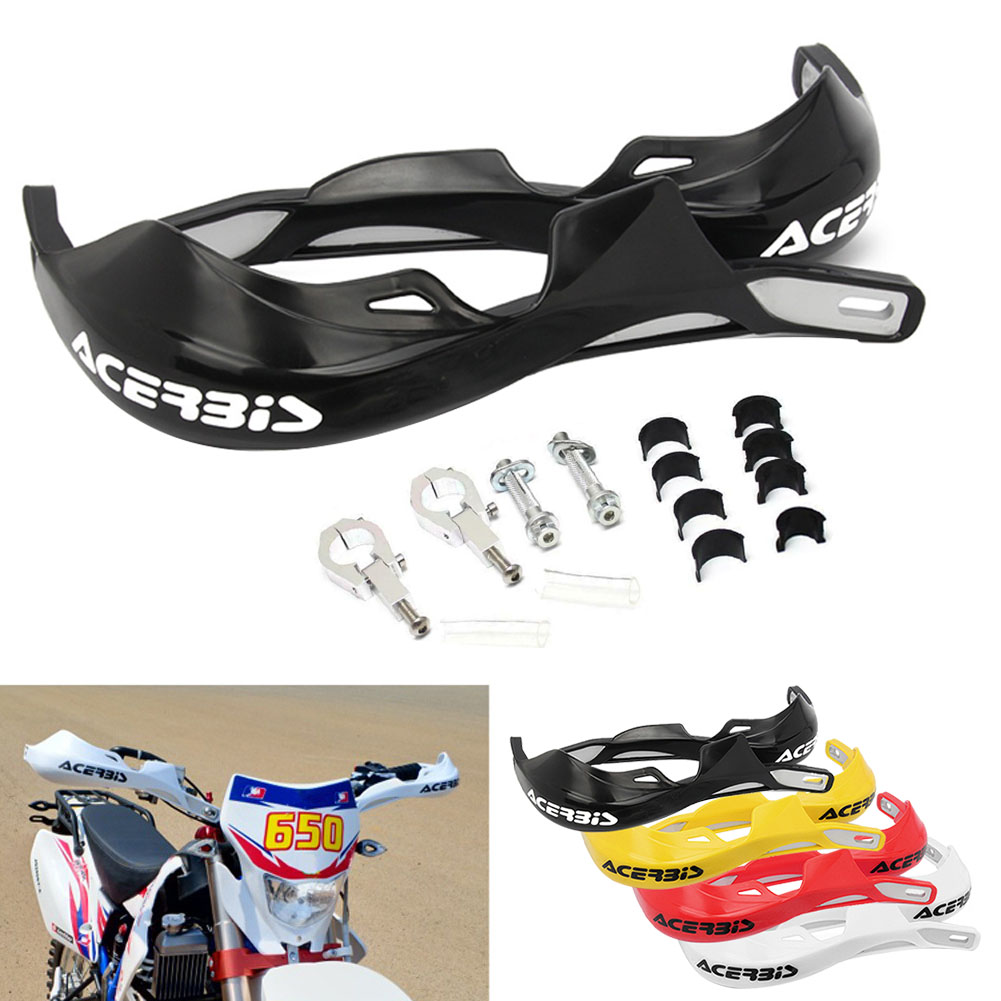 1 Pair 22mm 28mm Motocross Hand Handlebar Guards Handguard Motocross Off Road Accessories Durable: Black