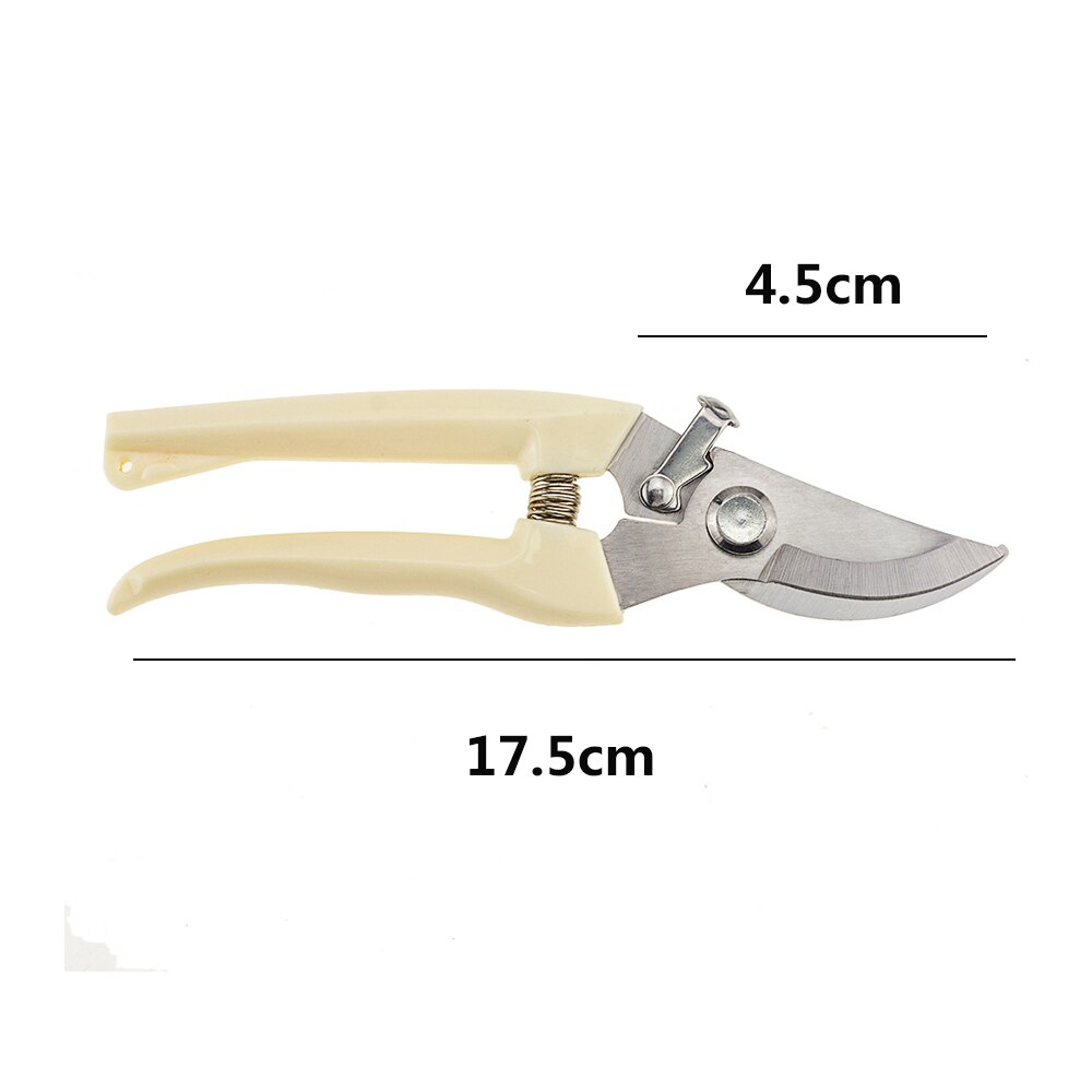 1PC Stainless Steel Garden Pruner Tree Cutter Gardening Pruning Shear Scissor Anti-slip Cutting Home Tools: A