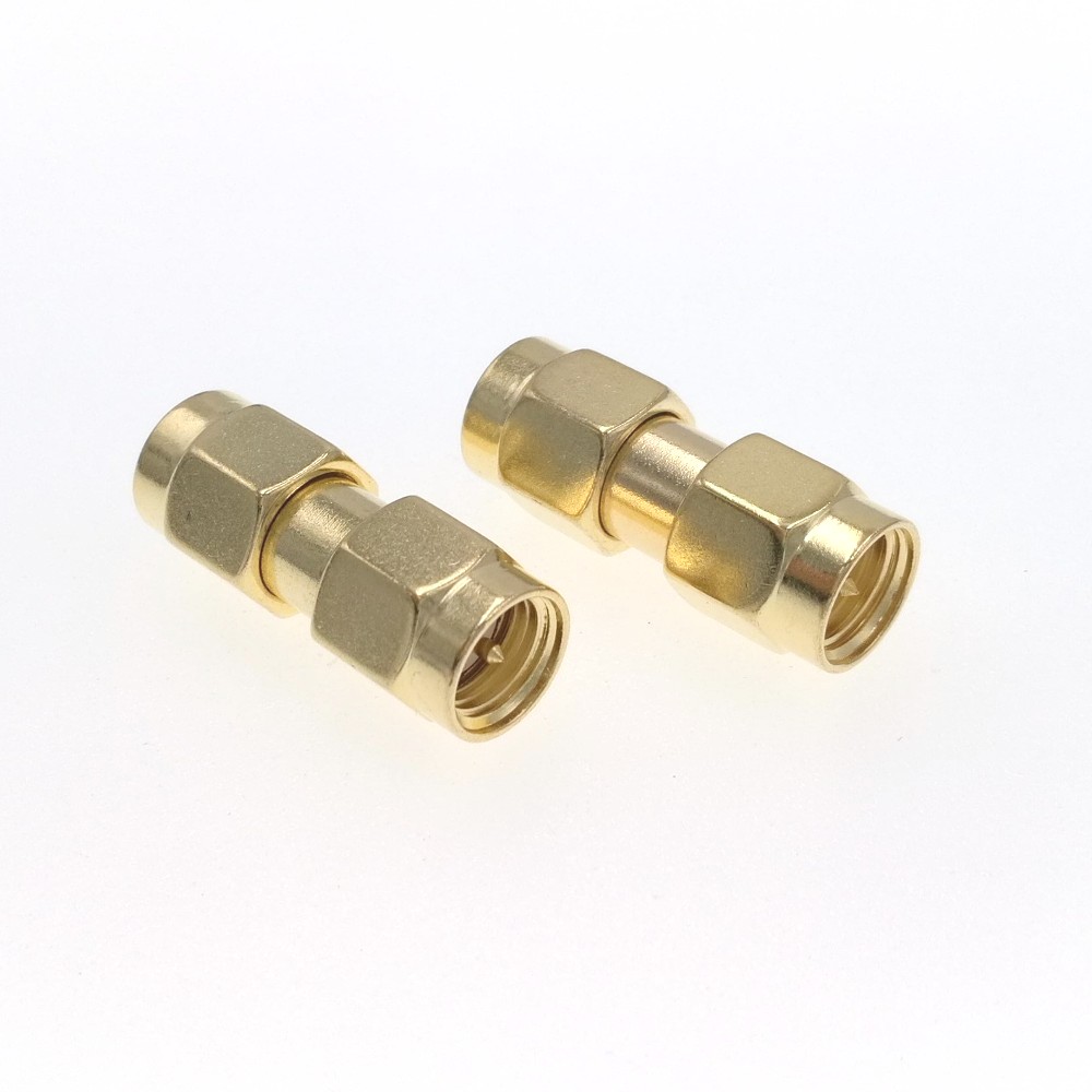 SMA Male Female RF Coaxial Adapter Connector Straight Right Angle T Type Splitter Goldplated