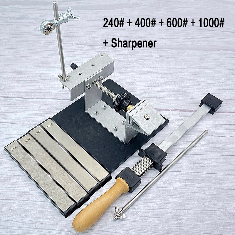 Fixed Knife Sharpener Angle Sharpening System Sharpening stone Kitchen Whetstone Updated Multifunction Honing Tools: E