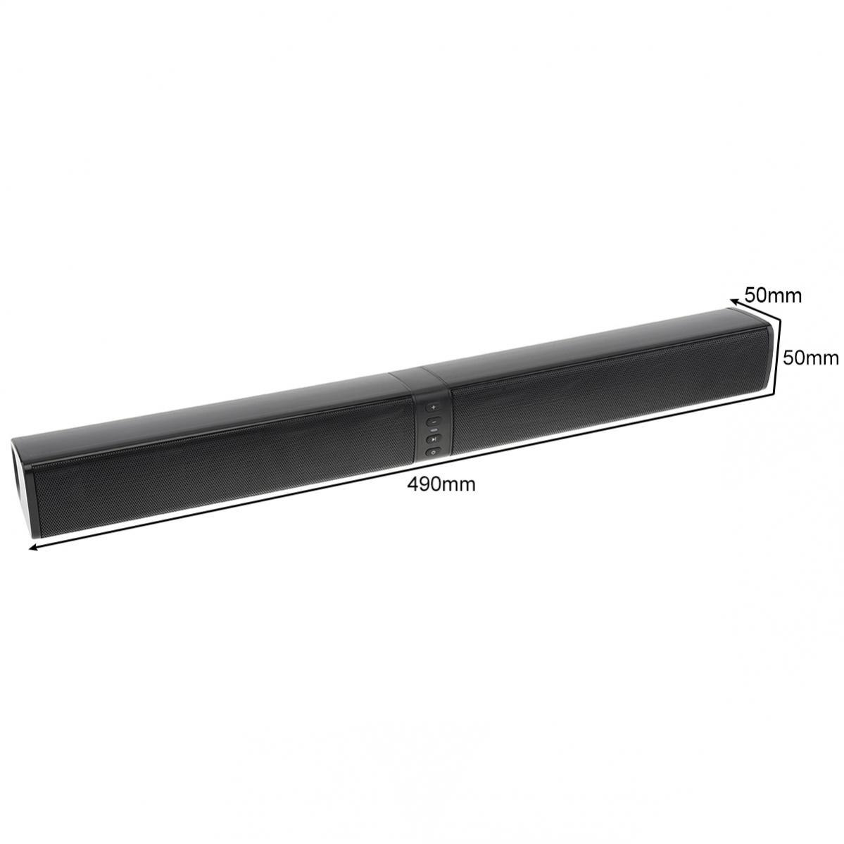 BS-36 Home Theater Multifunctionele Soundbars Speaker Met 4 Volledige Bereik Hoorns En 3D Stereo Surround Sound