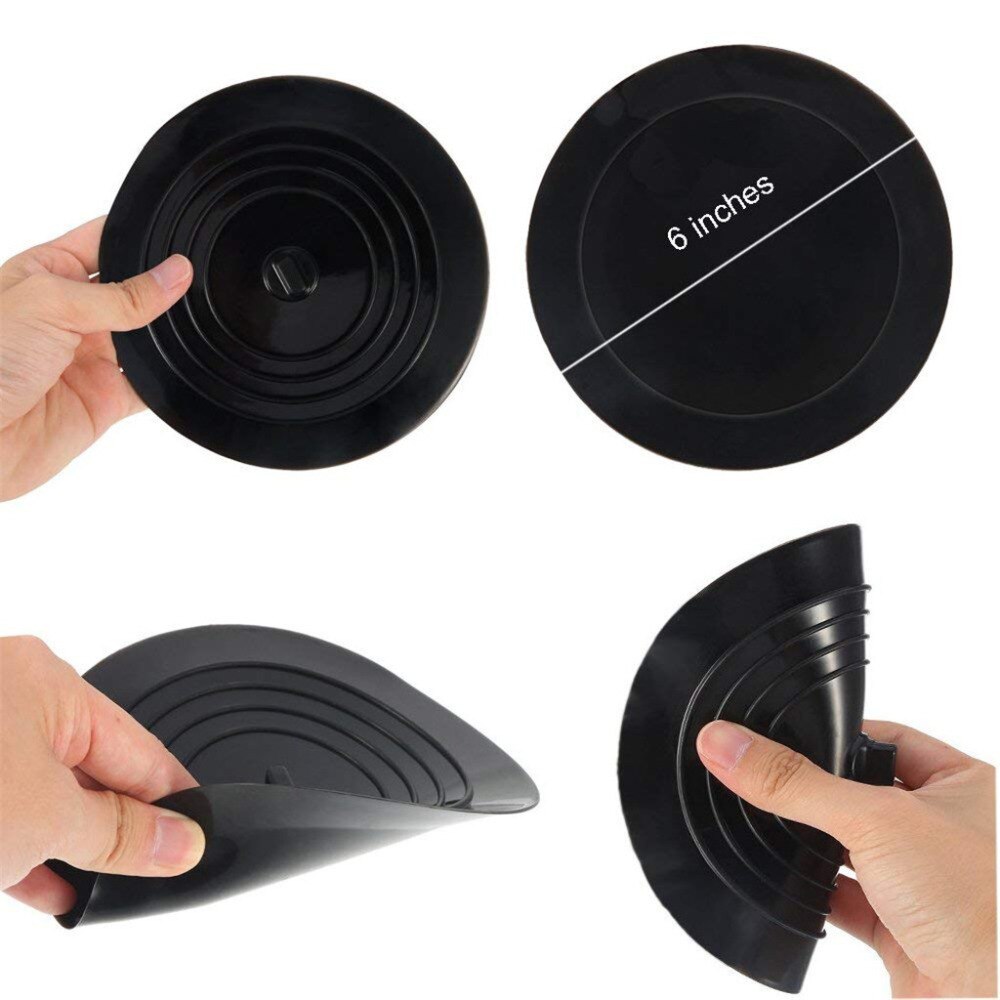 1 Uds. Tapón moderno de silicona para bañera tapón de desagüe tapón para el pelo cubierta plana accesorios de baño y xs
