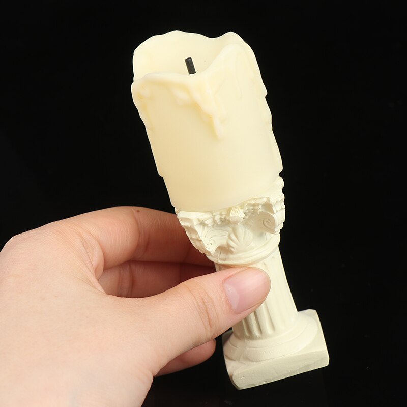 Mini Simulation Römischen Spalten Kerze Für Fotografie Requisiten Studio Schmuck