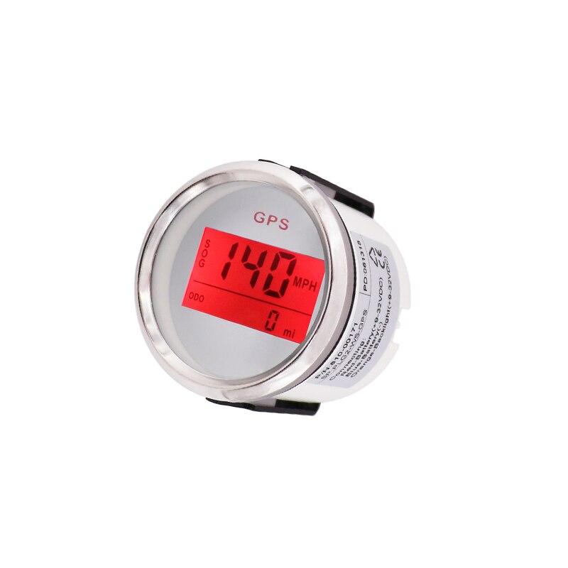 52mm ATV Digital GPS Speedometer Odometer for Boat Car Motorcycle Marine LCD Display Mile Per Hour knots Meter 12V 24V