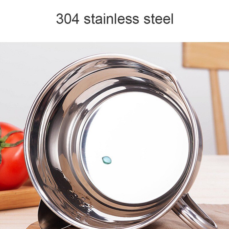 Acier inoxydable sauce huile soupe graisse séparateur graisse huileur filtre crépine bol cuisine huile soupe crépine tasse outil de cuisson