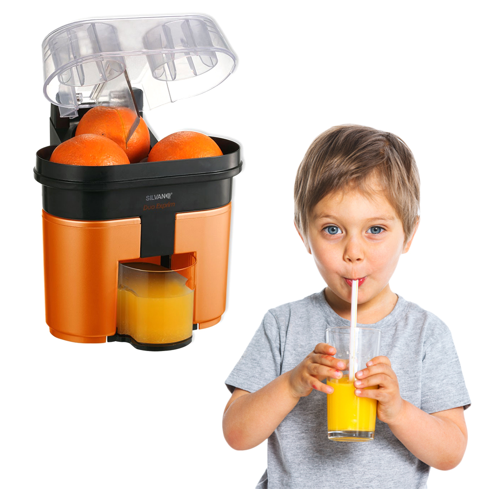 Exprimidor de naranja electrico, rapido, potente, portatil, fácil uso y limpieza, moderno, 2 mitades de naranja, doble velocidad, desmontable, lavavajillas, zumos, , cocina, exprimidor, exprimidor de naranja