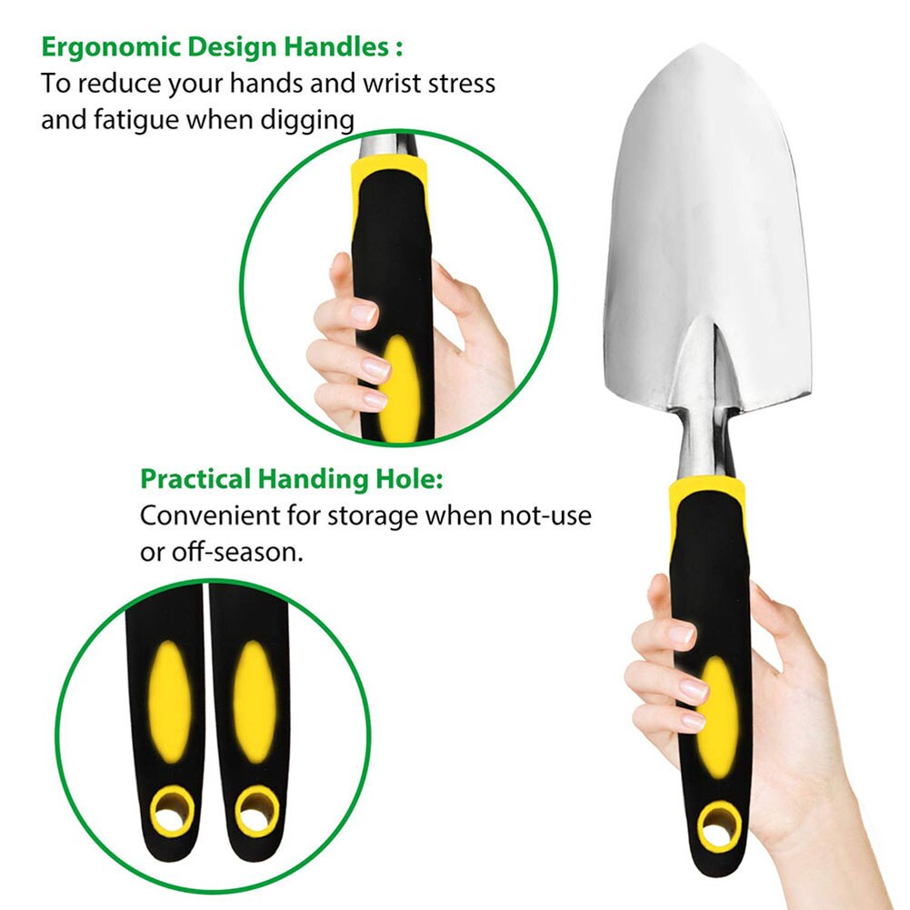 4pcs Handheld Flower Planting Scale Trowel Shovel Rake Gloves Gardening planting Tools Set