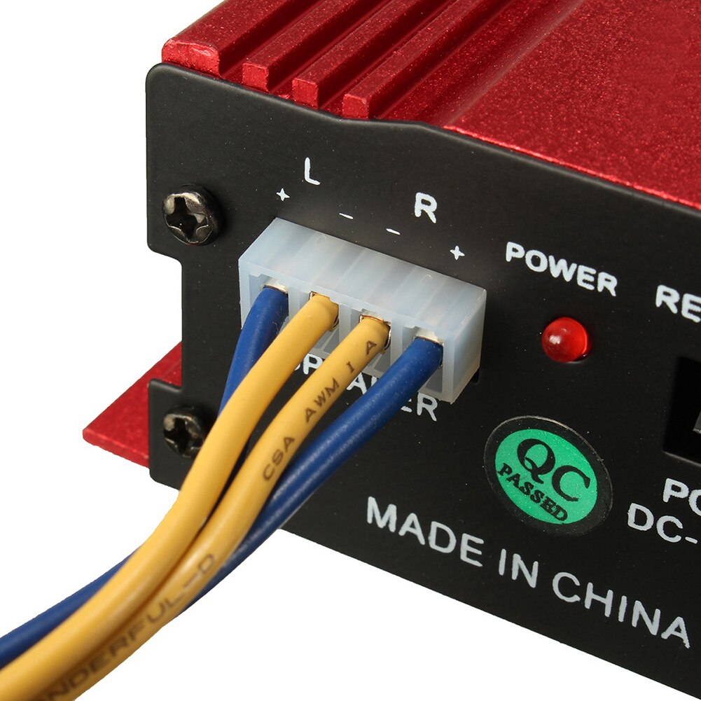 500W 12V 2CH Car Audio Amplificador HIFI Audio Power Amplifier bluetooth Stereo Amplifiers FM Radio USB W