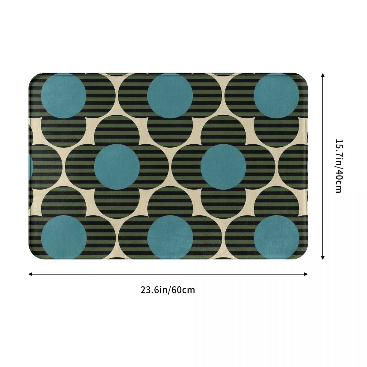 Orla Kiely Doormat Bathroom Rectangle Soft Kitchen Home Carpet Simplicity Flower Absorbent Floor Rug Door Mat Bath Mat