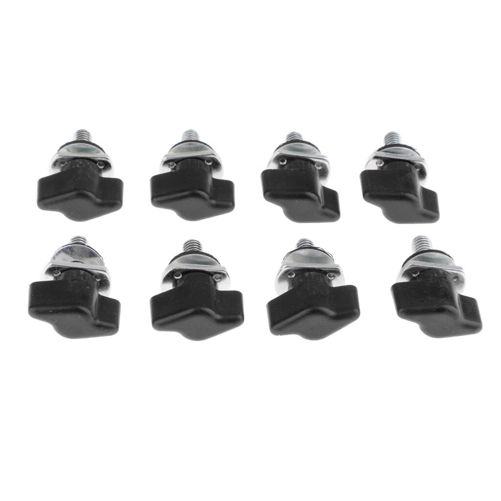 8pcs Hard Top Quick Removal Screw Fastener Kit For Jeep Wrangler JK 1995 4 Doors Black/Red