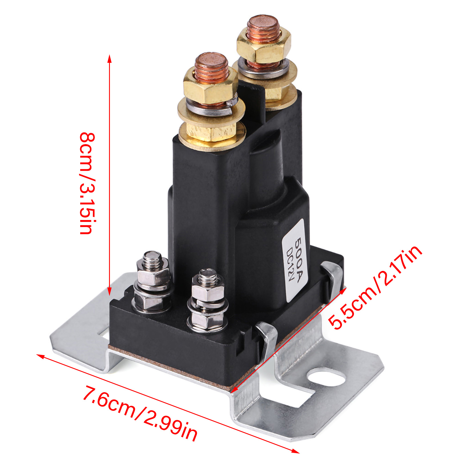 Auto Starter Relay Heavy current relay Starter Relay Relay High Current Starter Relay 500A DC 12V SPST Auto Start Contactor
