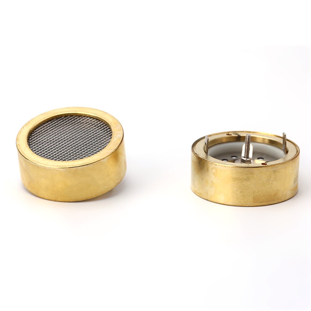 Aluminum Alloy Condenser Microphone Cartridge Capsule Replacement 25mm Large Diaphragm Mic Electric Instrument Parts