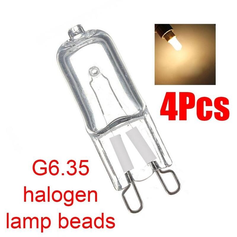 4 stücke 12V 50W Halogen Lampe Perlen Dimmbar Klar Kapsel Glühbirne Lampe Mit UV halt Hause Beleuchtung wohnkultur