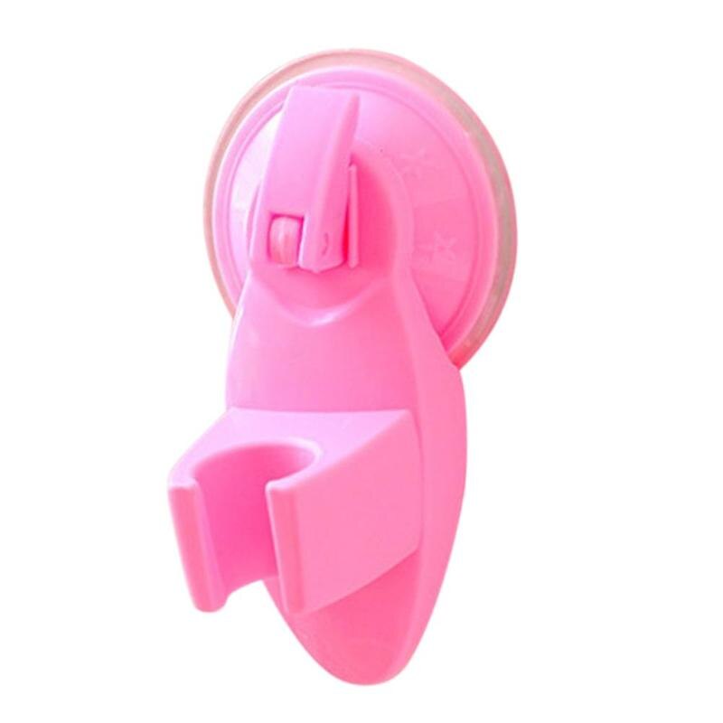 Douchekop Beugel Douche Sprinkler Houder Verstelbare Sterke Sucker Douchekop Beugel Stand voor Douche Montage Nozzles: Pink