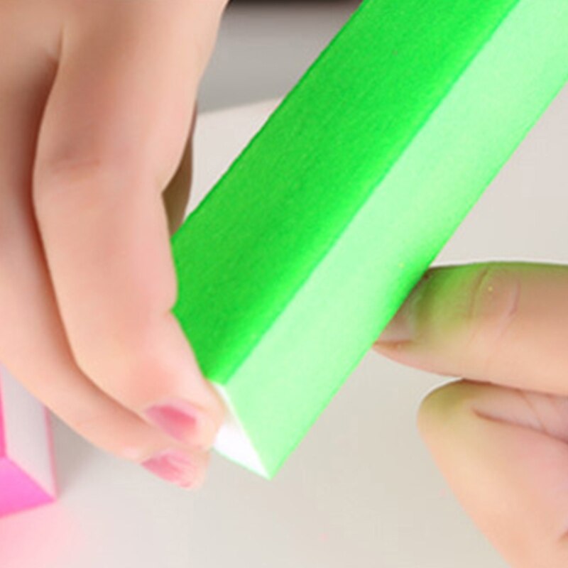 10 Pieces Candy Color Buffer Sanding Block Sponge Nail Files Polishing Grinding Manicure Pedicure Tools G99E