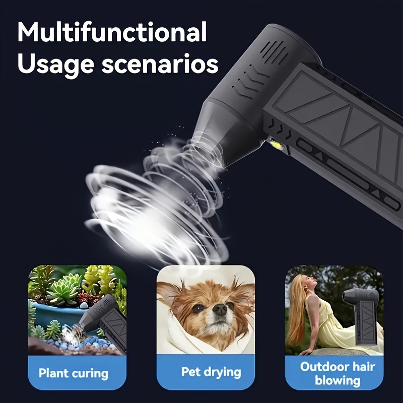 Xiaomi X3 Violent Blower Turbo Jet Fan 130000RPM Handheld Brushless Motor 3nd Generation Wind Speed 52m/s industrial Duct Fan