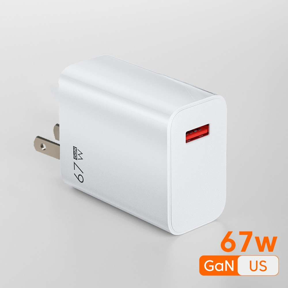 67 W GaN USB-Schnellladegerät für Xiaomi 14 13 12 Redmi Note 13 Pro Turbo Quick Charge 3.0 EU/US/UK-Stecker Wandtelefon-Ladegerät-Adapter: CH
