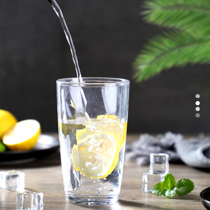 500ml Stackable Colored Drinking Glass Diamond Water Cup Juice Glasses For Drinking Tea Clear Kitchen Dining Bar Drinkware