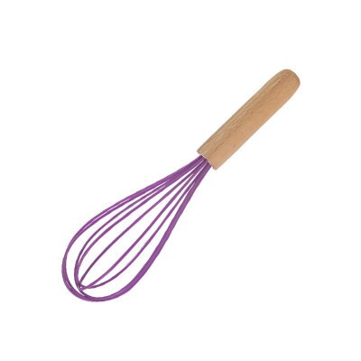 1pc lila träsilikon köksredskap sked soppvändare spatel tång nonstick köksredskap bakprylar redskapsredskap de cocina: Beige