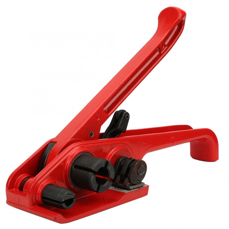 Wrapping Machines Manual Tape Strapping Tensioner Red Sealless Combination Tool Binding Tool for 16~19mm PET/PP Tape strapping