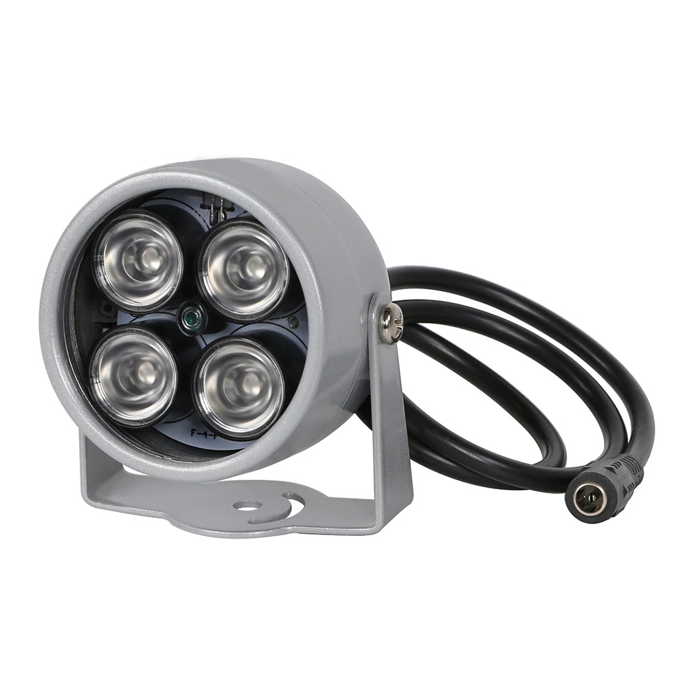 Gadinan 4 array LEDs Infrared Waterproof Night Vision IR illuminator Light 850nm CCTV Fill Light DC 12V For CCTV Security Camera