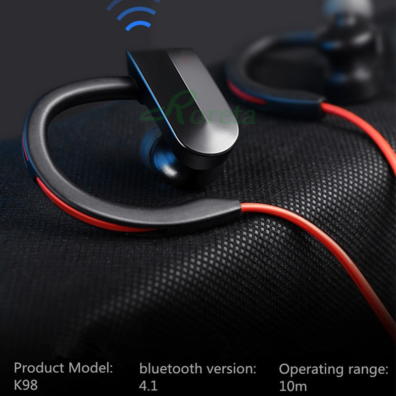 Roreta K98 Wireless Headphones Bluetooth Earphone Sport Running Wireless Stereo Bluetooth Headset with micr For Android IOS