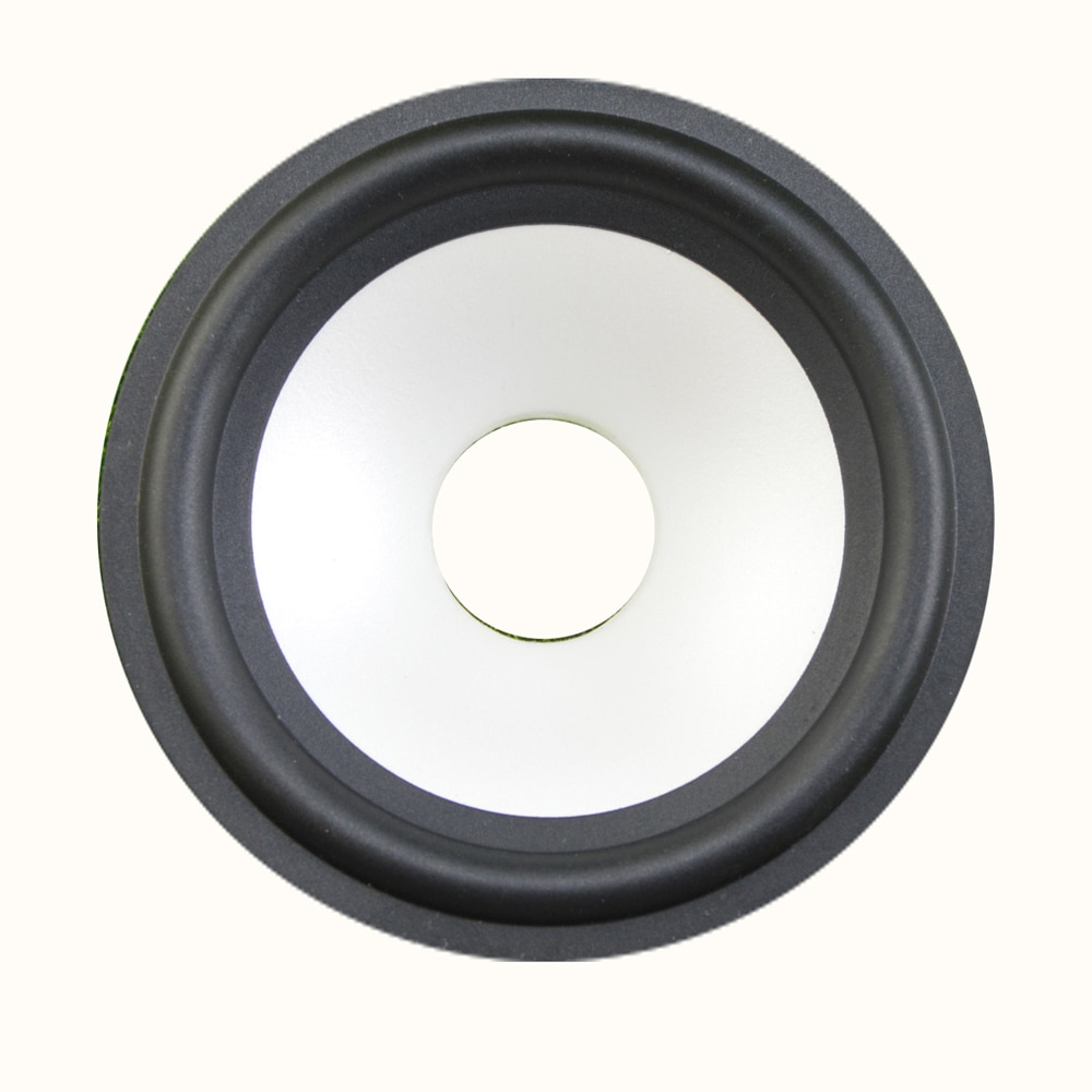 4 inch Loudspeaker Woofer Paper Cone ( 100mm*90mm*75mm*25.5mm) 23mm Height With Rubber Edge White Speaker Paper Cone