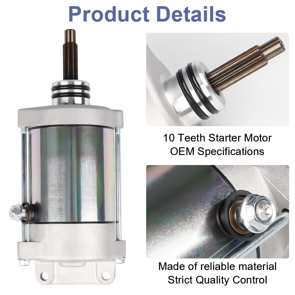 Motorcycle Electrical Engine Starter For Polaris Ranger XP 900 Crew 12V Motorcycles Accessories
