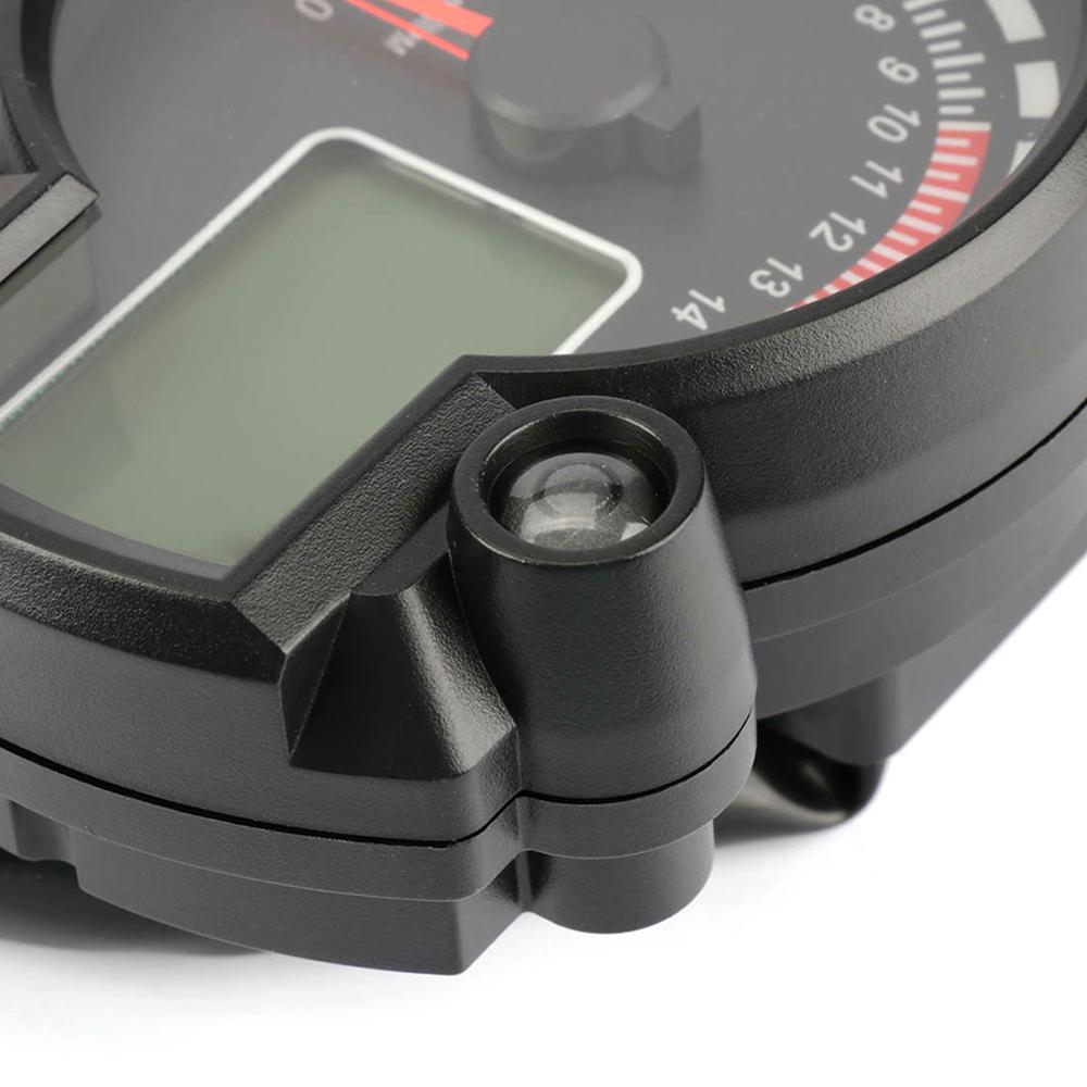 Universal Motorcycle Digital Speedometer Odometer 15000rpm Motorcycle Speedometer Gauge Tachometer Display LCD Gauge