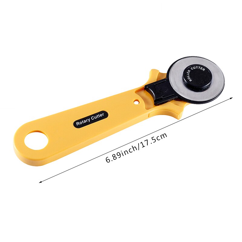 Nonvor Rotary Cutter Fabric Cutter Sewing Cutter Leather Cutting Tool and 1pcs Circular Blade DIY Patchwork Sewing Quilting 45mm