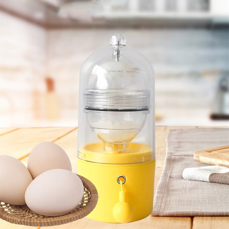 Shake Eggs Equipment Egg Scrambler Shaker Whisk Hand PP Plastic Egg Stirrer Mixer Egg Shaker Cooking Tool Kitchen Accessories